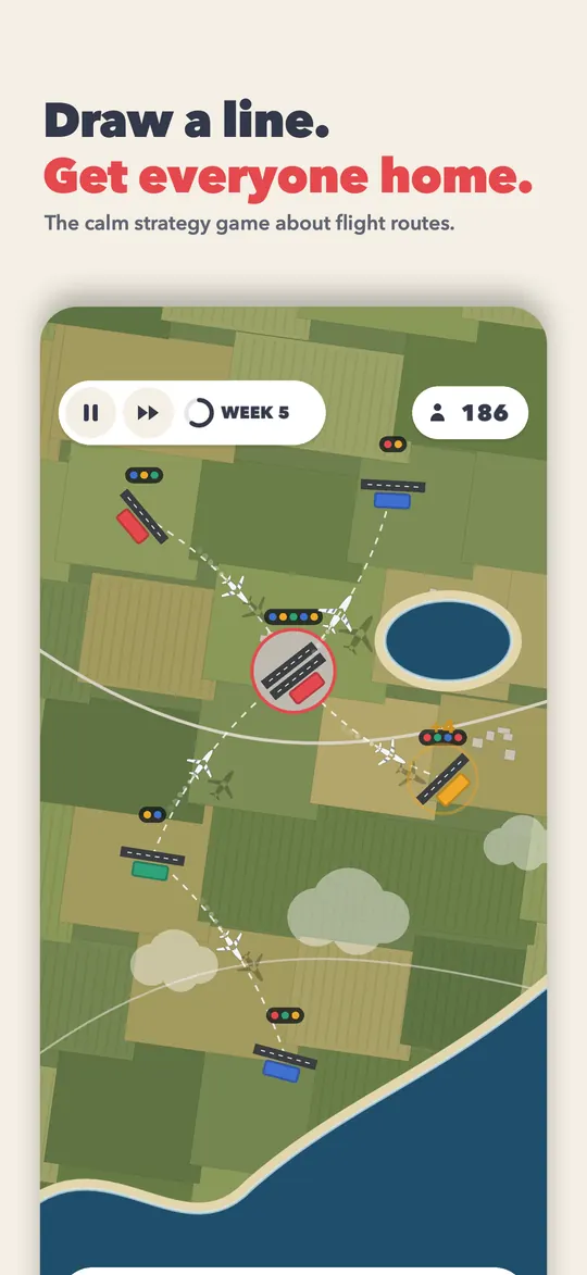 Jetways: draw a line, get everyone home